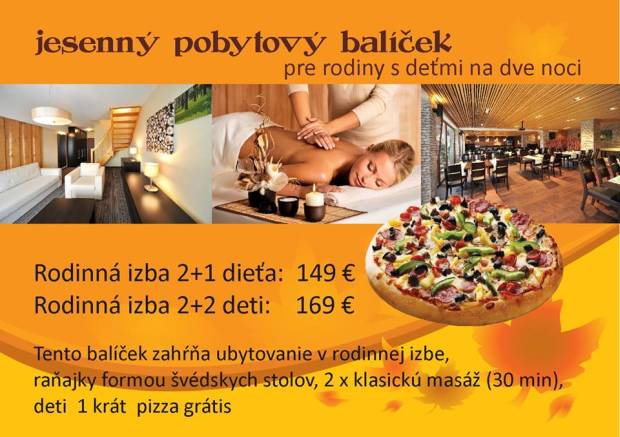 Zľava - Slovensko - Apartmány VIA Jasná - Skvelý jesenný pobytový balíček