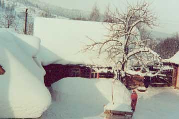 Slovensko Chata Osturňa, Exteriér