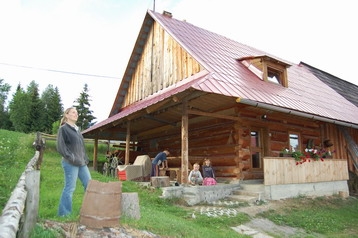 Slovensko Chata Rabčice, Exteriér