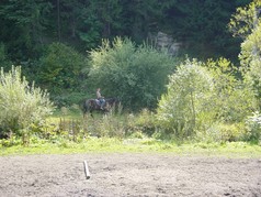 Výlet na koni.