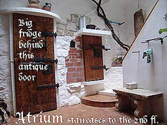 Atrium, in front of apartment entrance