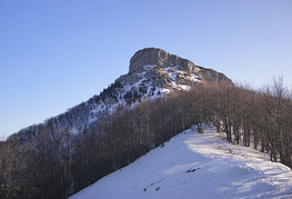 Vrch Kľak 1354m n.m. v Rajeckej doline