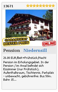 Limba.com - Niedernsill, Pension, Unterkunft 13671