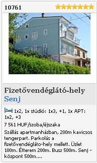 Limba.com - Senj, Fizetővendéglátó-hely, Szállás 10761
