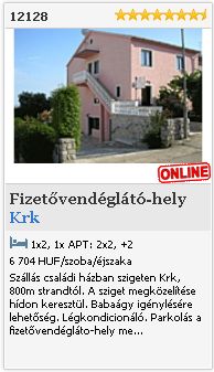 Limba.com - Krk, Fizetővendéglátó-hely, Szállás 12128