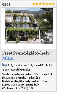 Limba.com - Mlini, Fizetővendéglátó-hely, Szállás 6281