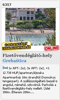 Limba.com - Grebaštica, Fizetővendéglátó-hely, Szállás 6357
