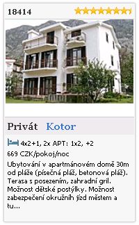 Limba.com - Kotor, Privát, Ubytování 18414