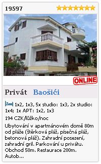 Limba.com - Baošići, Privát, Ubytování 19597