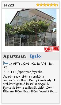 Limba.com - Igalo, Apartman, Szállás 14223