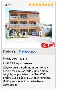 Limba.com - Štúrovo, Privát, Ubytovanie 13771