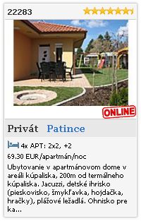 Limba.com - Patince, Privát, Ubytovanie 22283