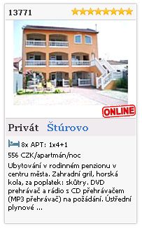 Limba.com - Štúrovo, Privát, Ubytování 13771