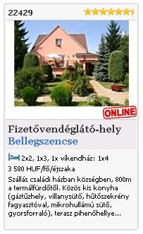 Limba.com - Bellegszencse, Fizetővendéglátó-hely, Szállás 22429