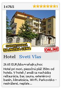 Limba.com - Sveti Vlas, Hotel, Ubytovanie 14765