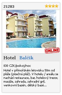 Limba.com - Balčik, Hotel, Ubytování 21283