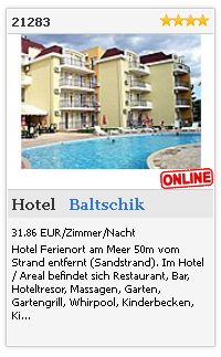 Limba.com - Baltschik, Hotel, Unterkunft 21283