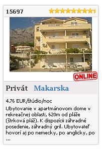 Limba.com - Makarska, Privát, Ubytovanie 15697