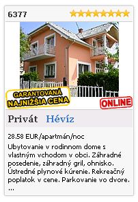 Limba.com - Hévíz, Privát, Ubytovanie 6377