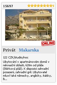 Limba.com - Makarska, Privát, Ubytování 15697