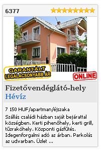 Limba.com - Hévíz, Fizetővendéglátó-hely, Szállás 6377